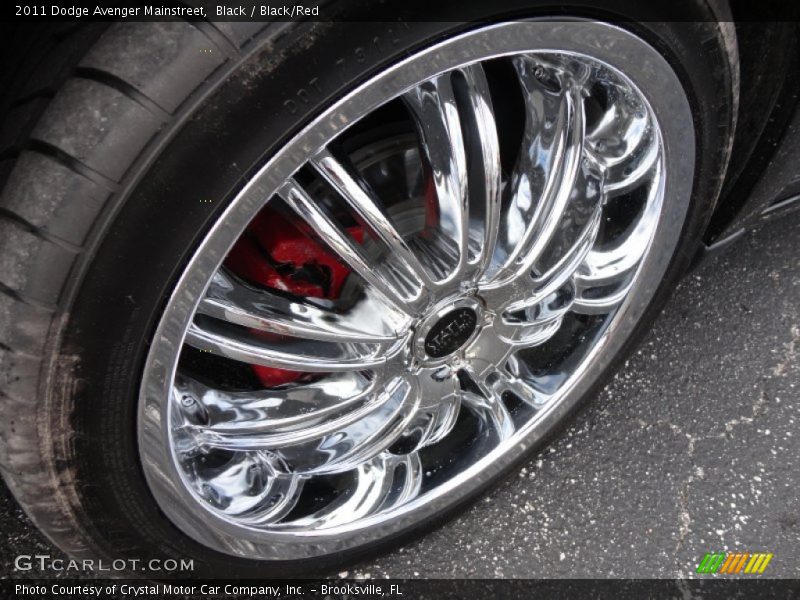 Black / Black/Red 2011 Dodge Avenger Mainstreet