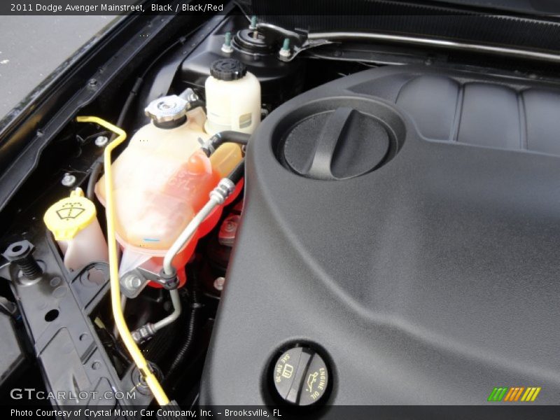Black / Black/Red 2011 Dodge Avenger Mainstreet