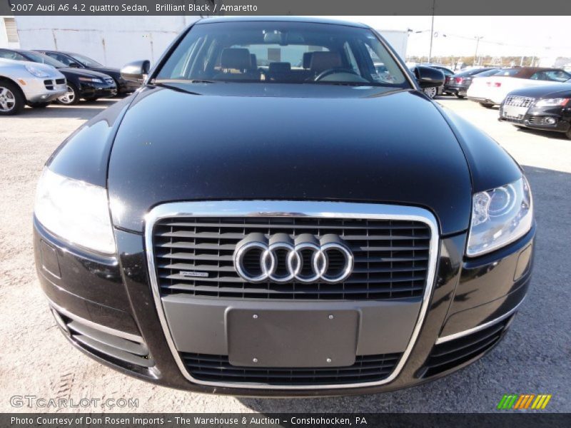 Brilliant Black / Amaretto 2007 Audi A6 4.2 quattro Sedan