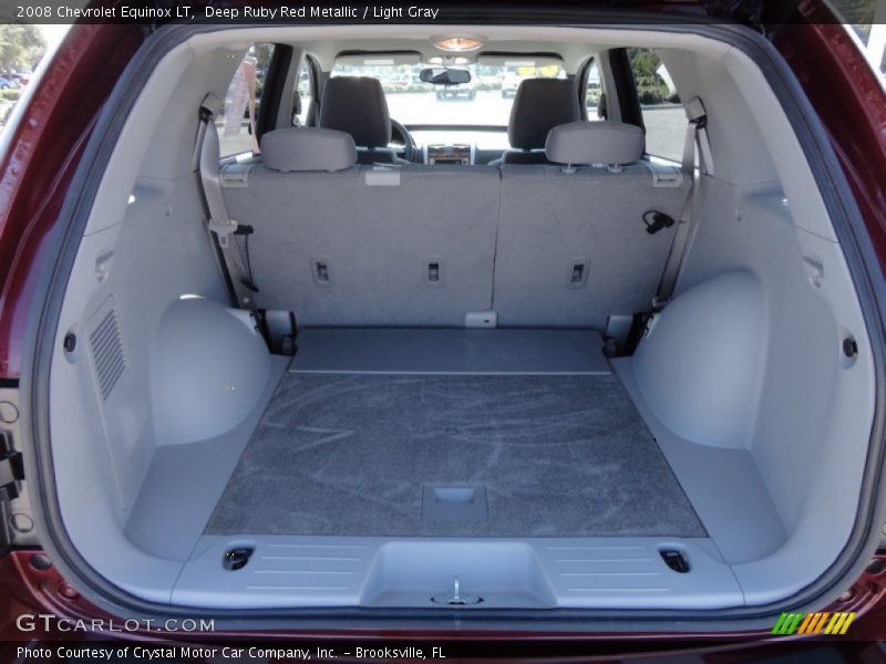 Deep Ruby Red Metallic / Light Gray 2008 Chevrolet Equinox LT