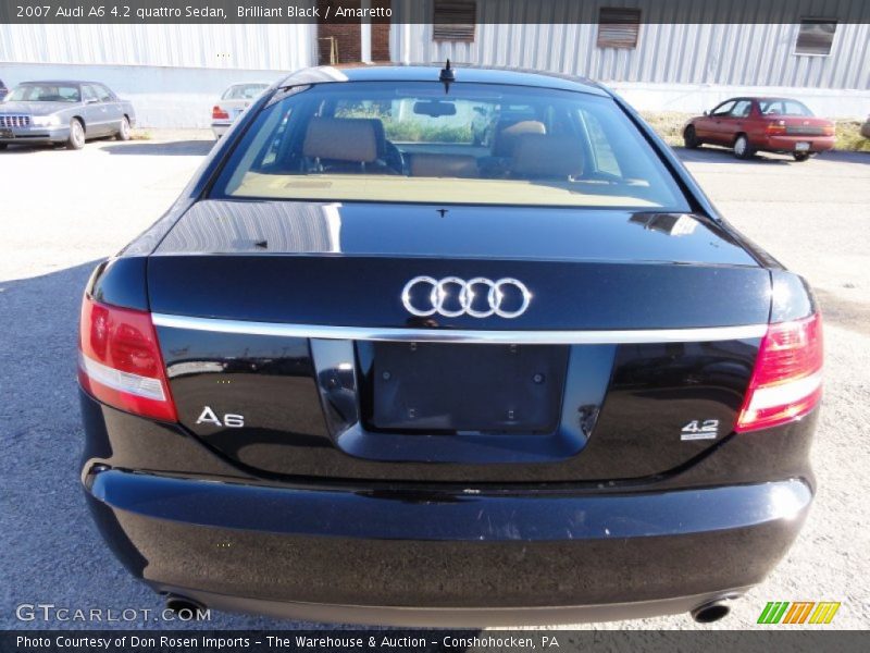 Brilliant Black / Amaretto 2007 Audi A6 4.2 quattro Sedan