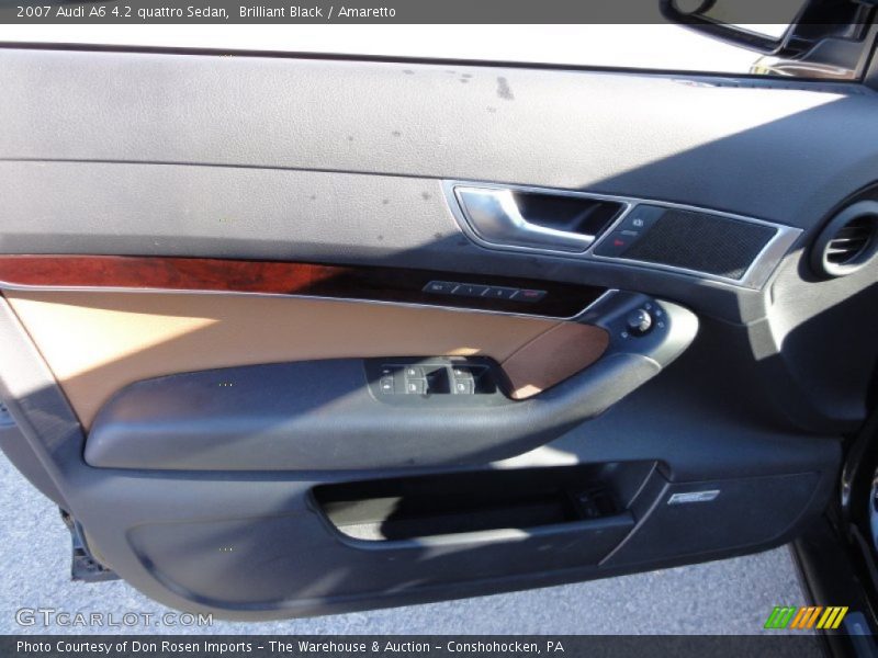 Brilliant Black / Amaretto 2007 Audi A6 4.2 quattro Sedan