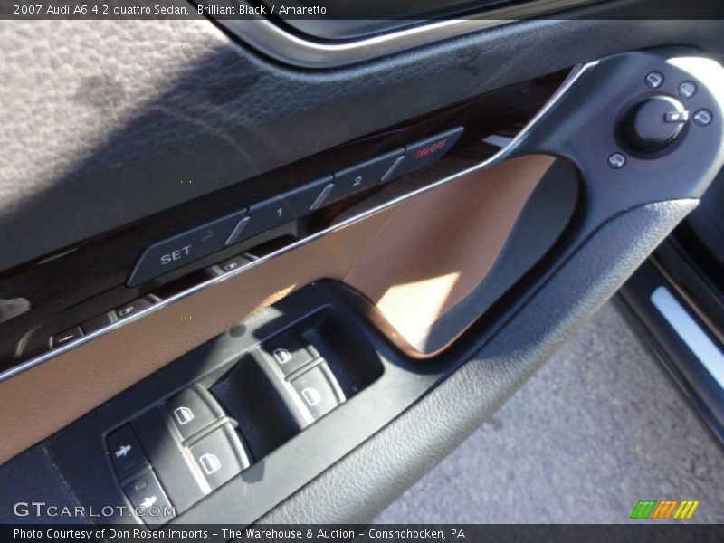 Brilliant Black / Amaretto 2007 Audi A6 4.2 quattro Sedan