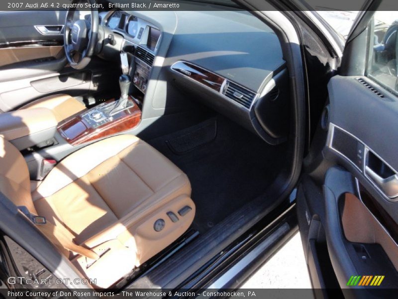 Brilliant Black / Amaretto 2007 Audi A6 4.2 quattro Sedan