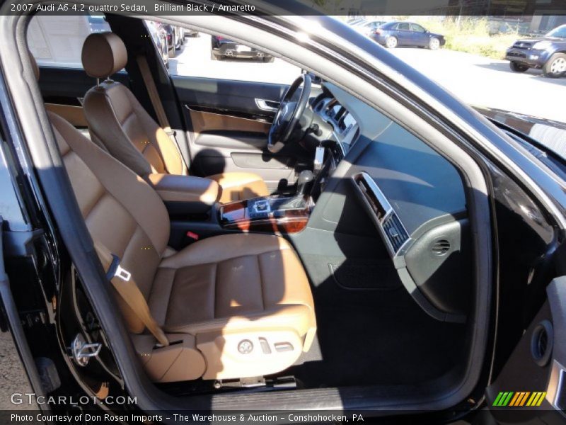 Brilliant Black / Amaretto 2007 Audi A6 4.2 quattro Sedan