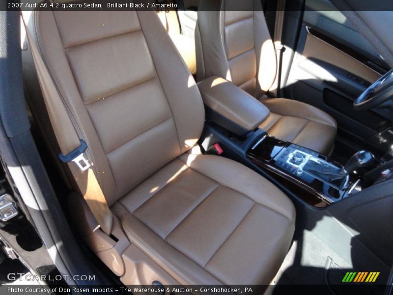 Brilliant Black / Amaretto 2007 Audi A6 4.2 quattro Sedan