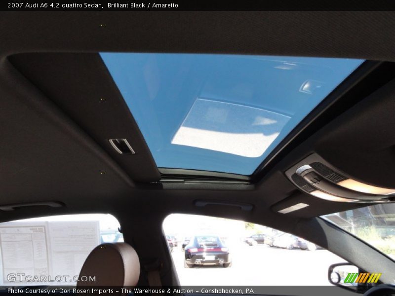 Brilliant Black / Amaretto 2007 Audi A6 4.2 quattro Sedan