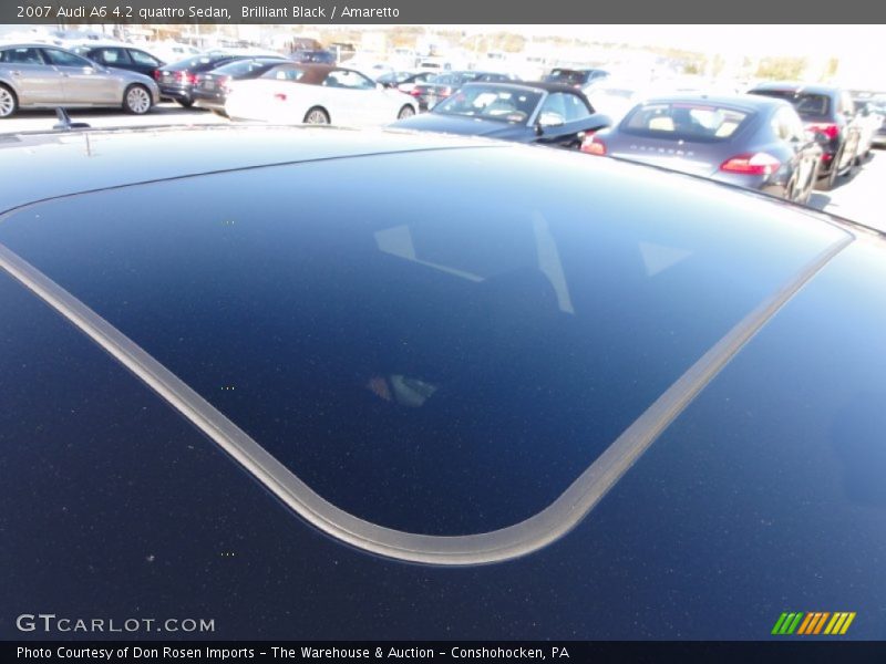 Brilliant Black / Amaretto 2007 Audi A6 4.2 quattro Sedan