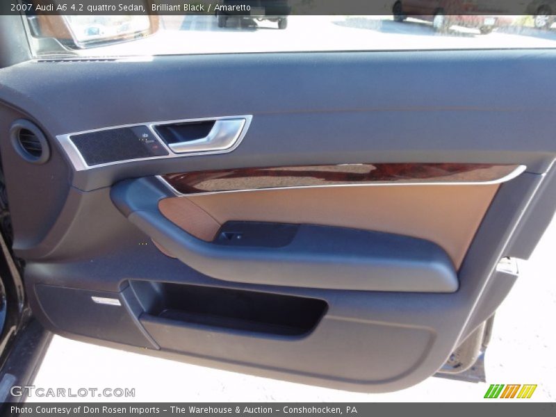 Brilliant Black / Amaretto 2007 Audi A6 4.2 quattro Sedan
