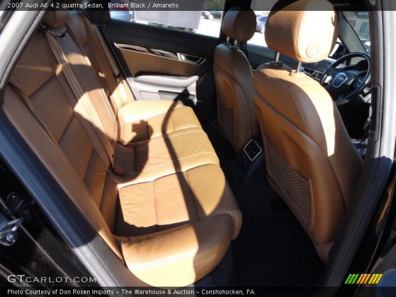 Brilliant Black / Amaretto 2007 Audi A6 4.2 quattro Sedan