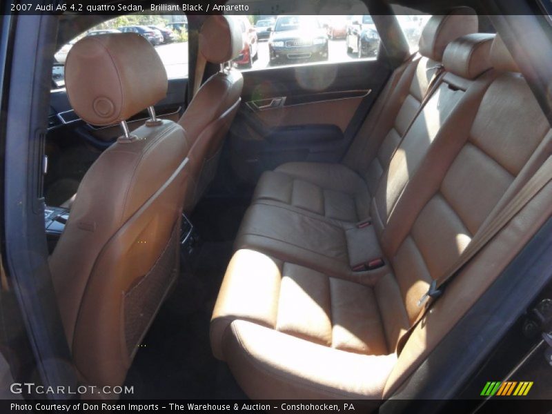 Brilliant Black / Amaretto 2007 Audi A6 4.2 quattro Sedan