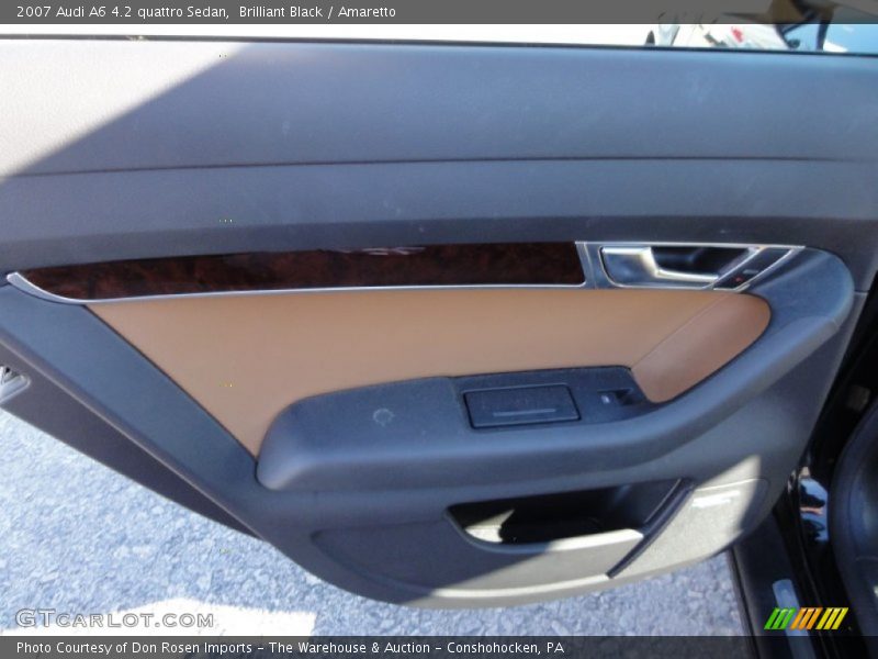 Brilliant Black / Amaretto 2007 Audi A6 4.2 quattro Sedan