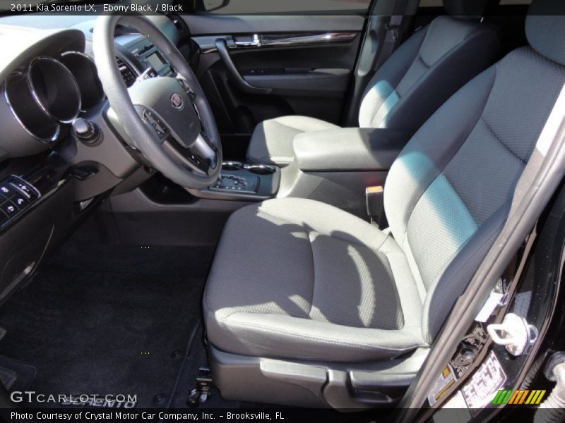 Ebony Black / Black 2011 Kia Sorento LX