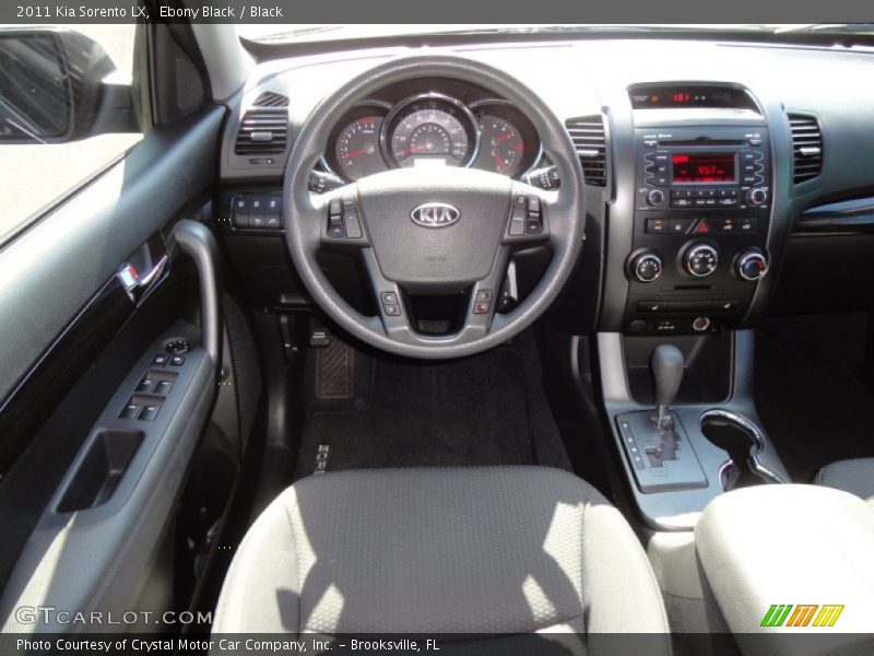 Ebony Black / Black 2011 Kia Sorento LX
