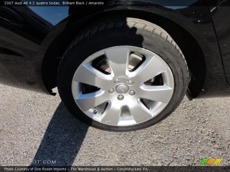 Brilliant Black / Amaretto 2007 Audi A6 4.2 quattro Sedan