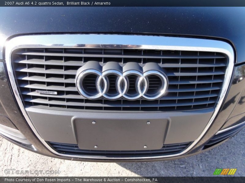 Brilliant Black / Amaretto 2007 Audi A6 4.2 quattro Sedan