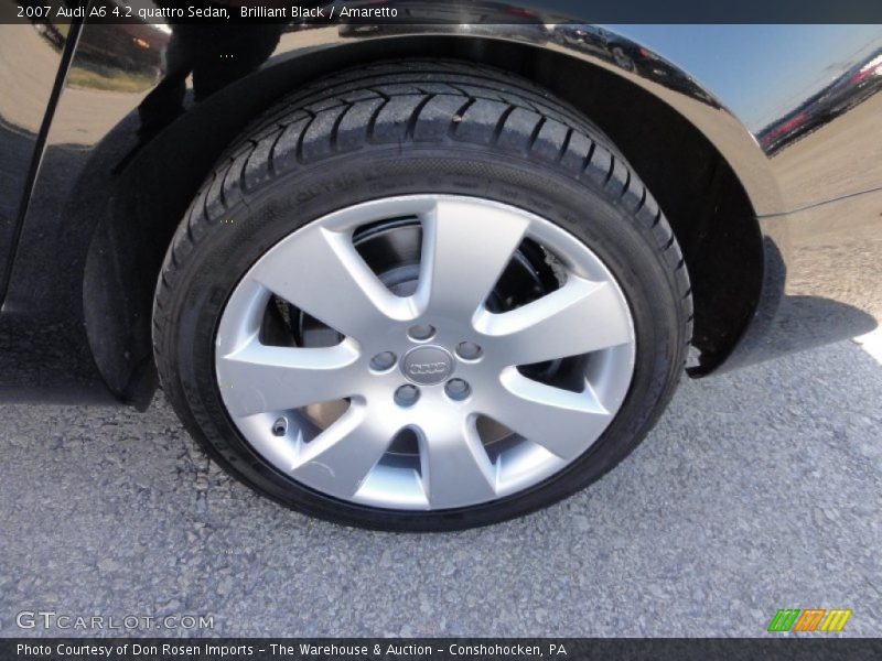 Brilliant Black / Amaretto 2007 Audi A6 4.2 quattro Sedan