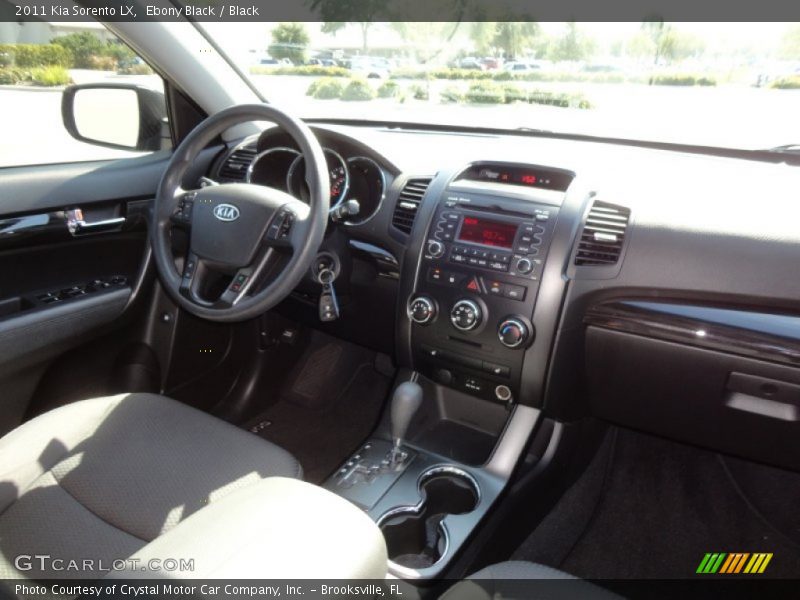 Ebony Black / Black 2011 Kia Sorento LX