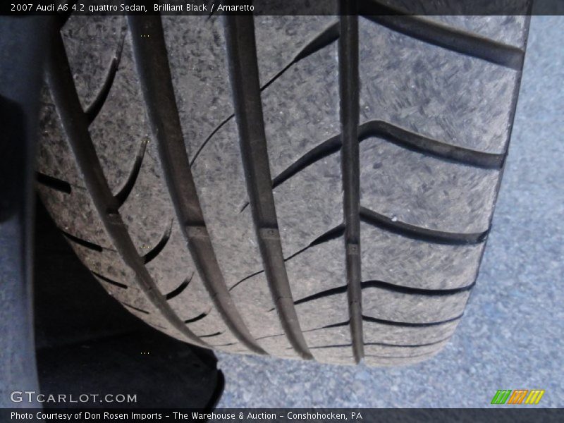 Brilliant Black / Amaretto 2007 Audi A6 4.2 quattro Sedan