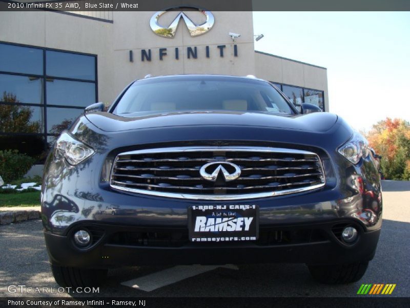 Blue Slate / Wheat 2010 Infiniti FX 35 AWD