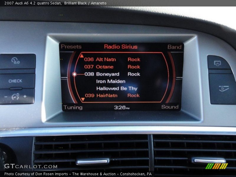 Brilliant Black / Amaretto 2007 Audi A6 4.2 quattro Sedan