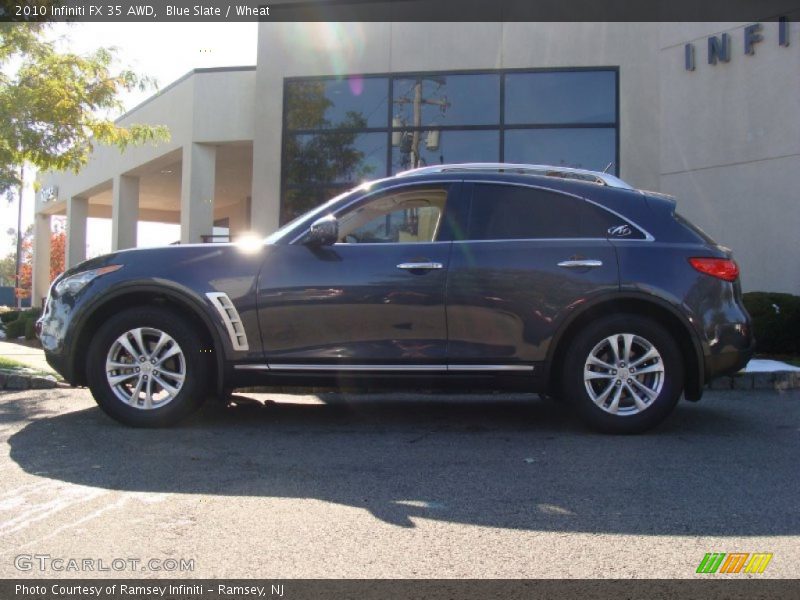 Blue Slate / Wheat 2010 Infiniti FX 35 AWD