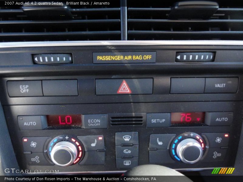 Brilliant Black / Amaretto 2007 Audi A6 4.2 quattro Sedan
