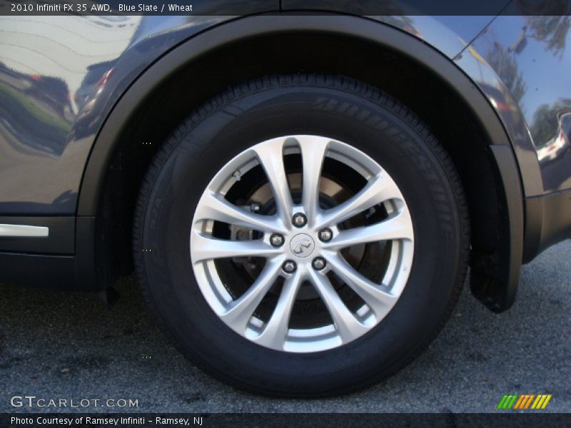 Blue Slate / Wheat 2010 Infiniti FX 35 AWD