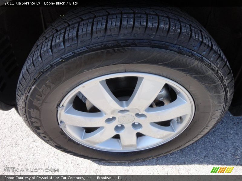 Ebony Black / Black 2011 Kia Sorento LX