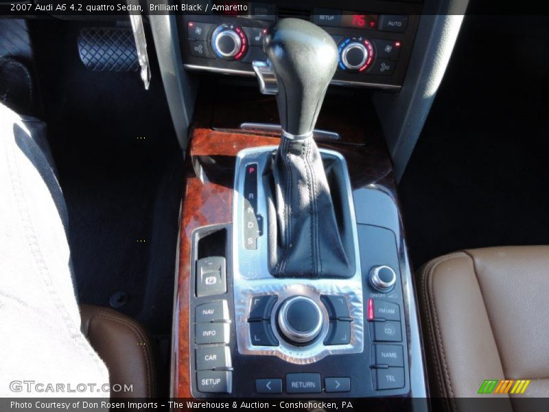 Brilliant Black / Amaretto 2007 Audi A6 4.2 quattro Sedan