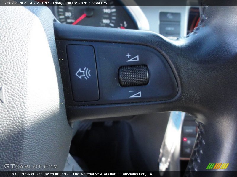 Brilliant Black / Amaretto 2007 Audi A6 4.2 quattro Sedan