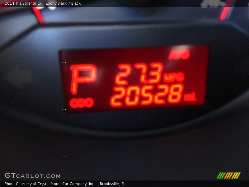 Ebony Black / Black 2011 Kia Sorento LX