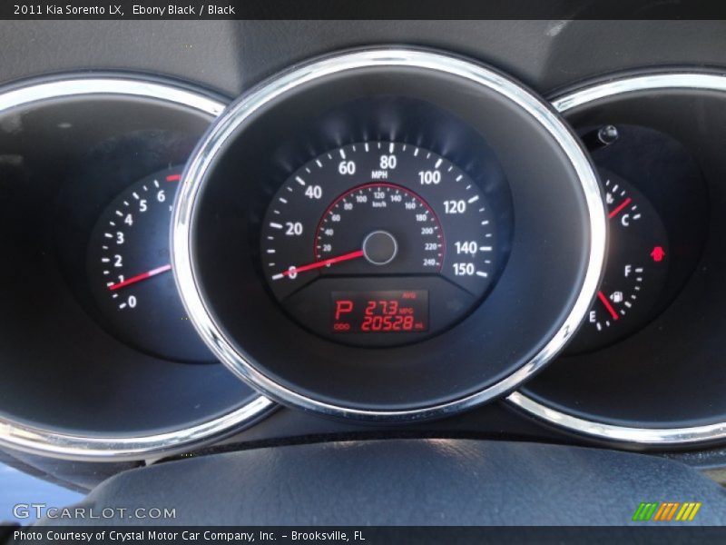 Ebony Black / Black 2011 Kia Sorento LX