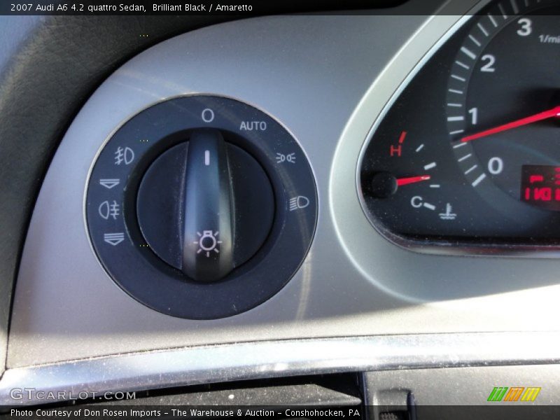 Brilliant Black / Amaretto 2007 Audi A6 4.2 quattro Sedan