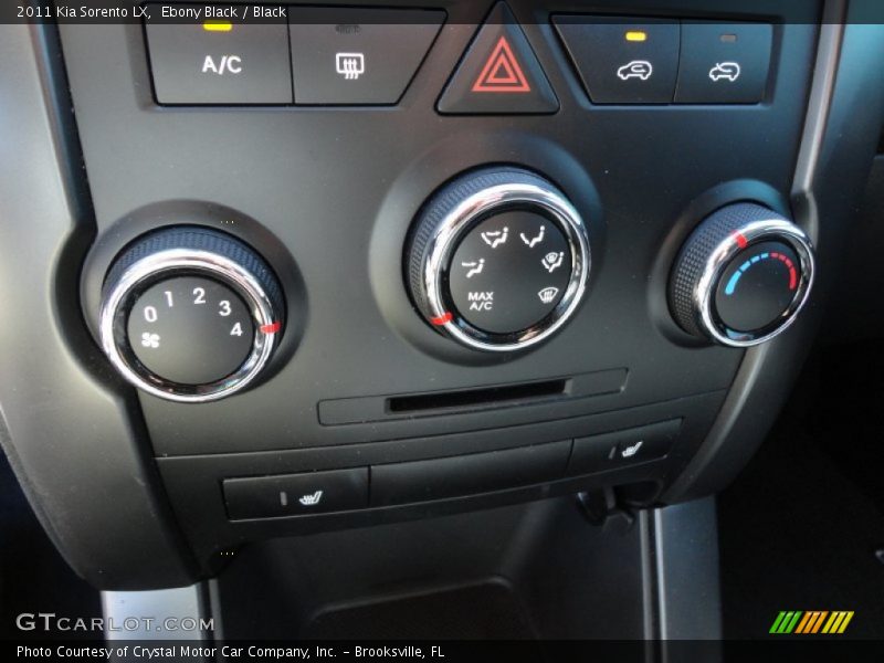 Ebony Black / Black 2011 Kia Sorento LX