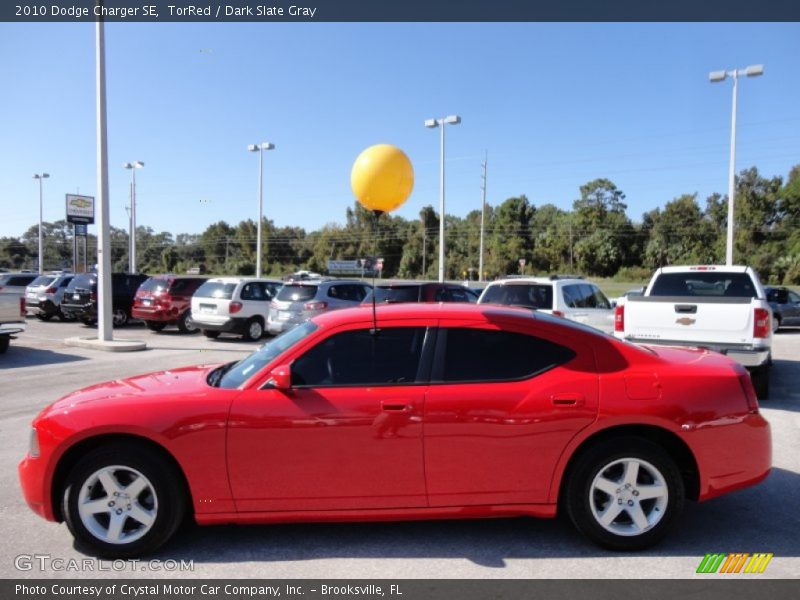 TorRed / Dark Slate Gray 2010 Dodge Charger SE