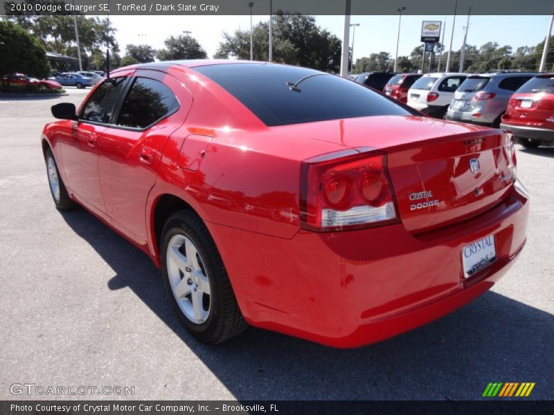 TorRed / Dark Slate Gray 2010 Dodge Charger SE