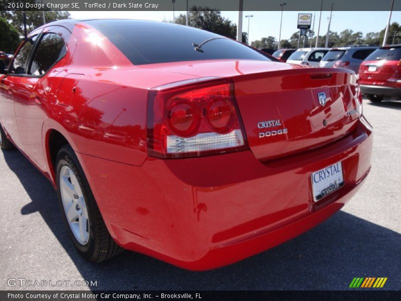 TorRed / Dark Slate Gray 2010 Dodge Charger SE