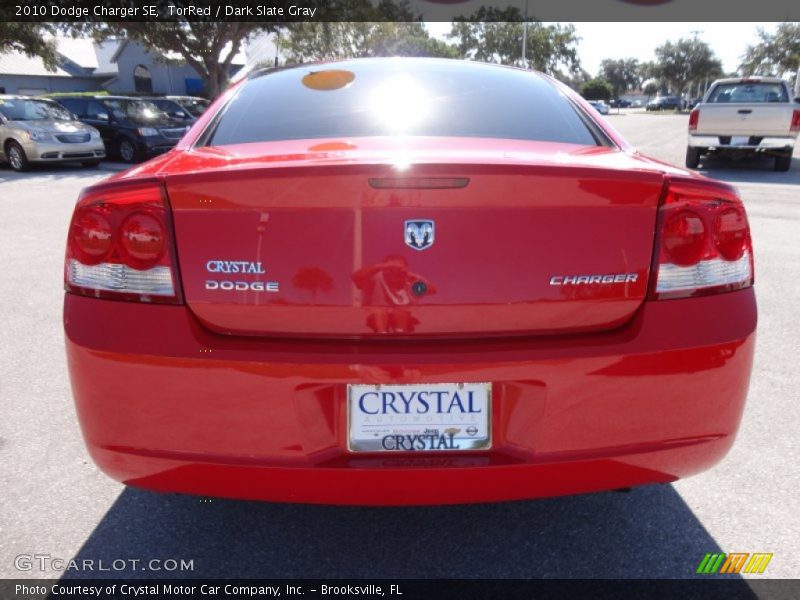 TorRed / Dark Slate Gray 2010 Dodge Charger SE