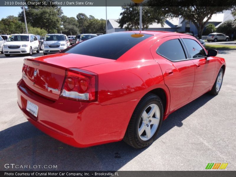 TorRed / Dark Slate Gray 2010 Dodge Charger SE