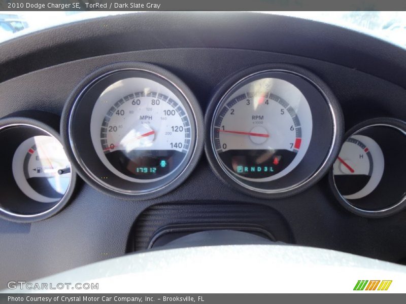 TorRed / Dark Slate Gray 2010 Dodge Charger SE