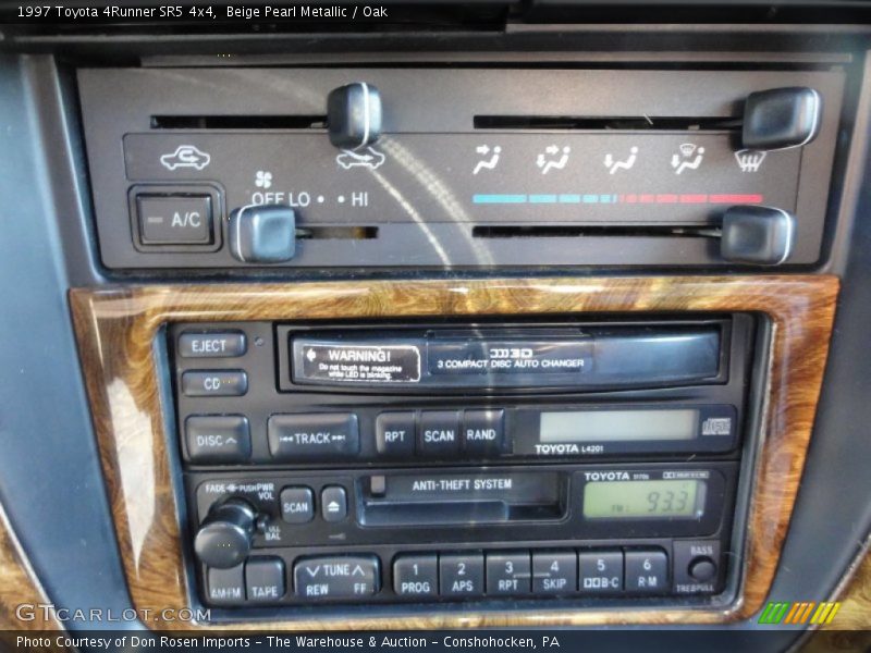 Controls of 1997 4Runner SR5 4x4