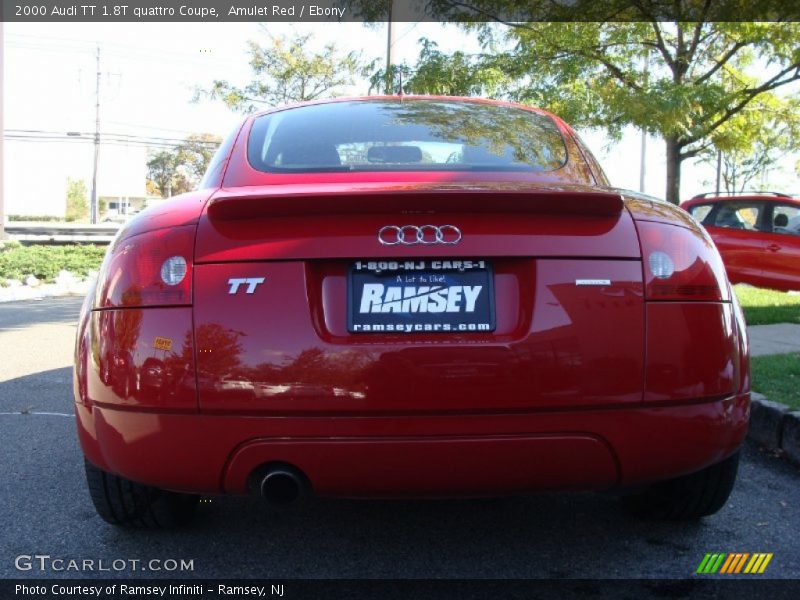 Amulet Red / Ebony 2000 Audi TT 1.8T quattro Coupe