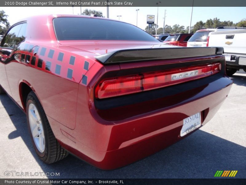 Inferno Red Crystal Pearl / Dark Slate Gray 2010 Dodge Challenger SE