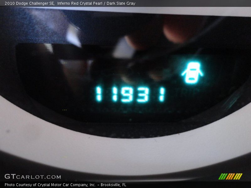Inferno Red Crystal Pearl / Dark Slate Gray 2010 Dodge Challenger SE