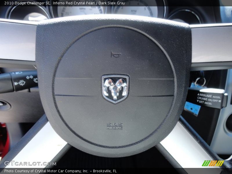 Inferno Red Crystal Pearl / Dark Slate Gray 2010 Dodge Challenger SE