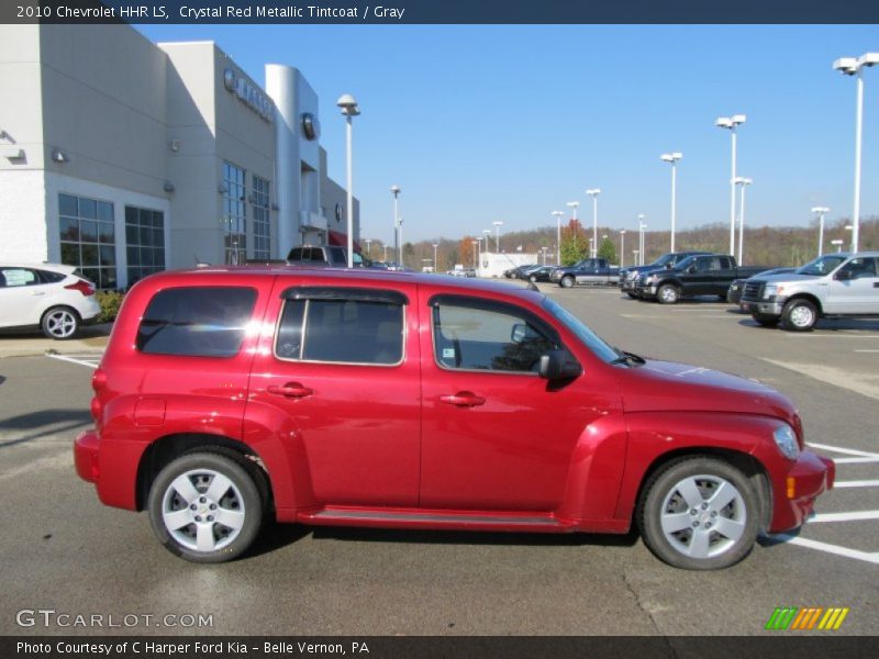 Crystal Red Metallic Tintcoat / Gray 2010 Chevrolet HHR LS