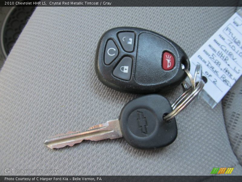 Crystal Red Metallic Tintcoat / Gray 2010 Chevrolet HHR LS