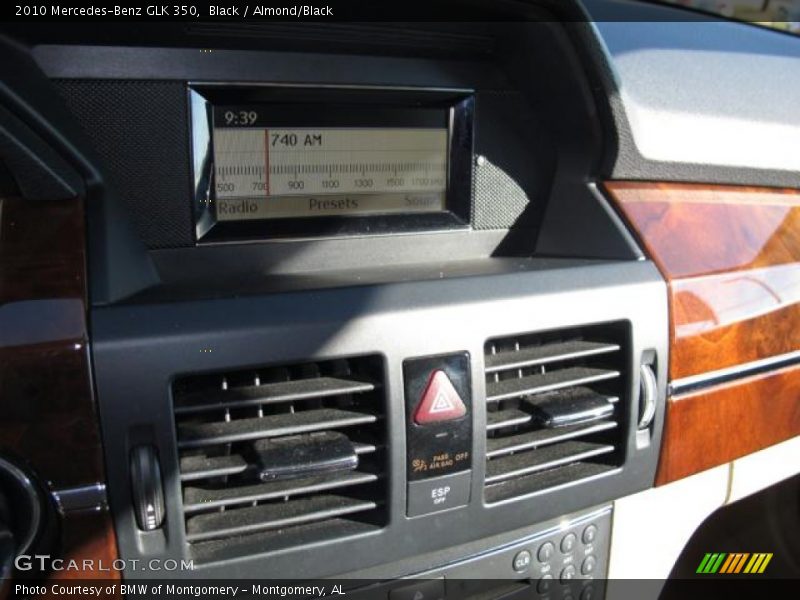 Black / Almond/Black 2010 Mercedes-Benz GLK 350