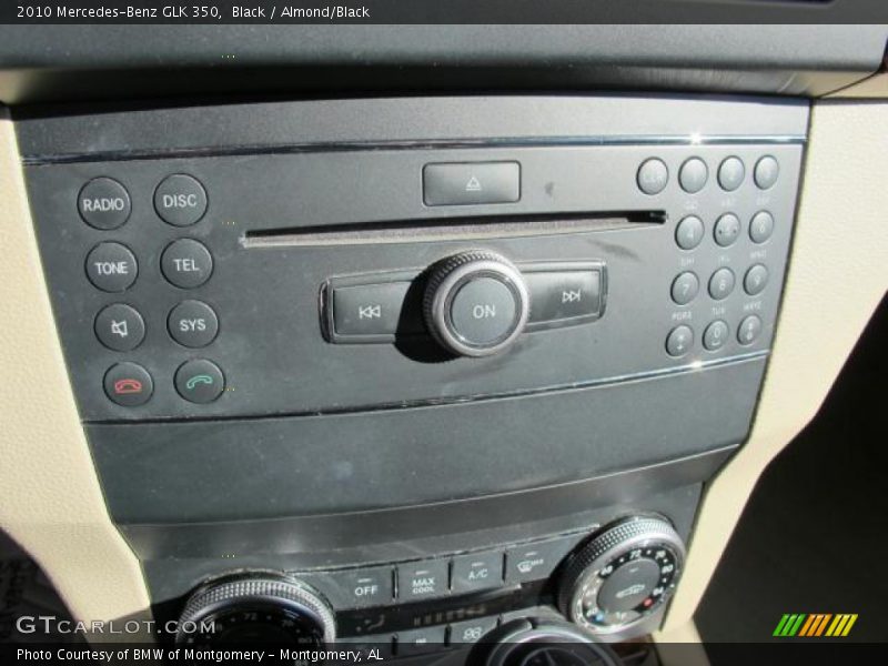 Black / Almond/Black 2010 Mercedes-Benz GLK 350